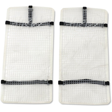 Moose Racing Mud Radiator Cover - White - KTM HPRMUDKT3504TM