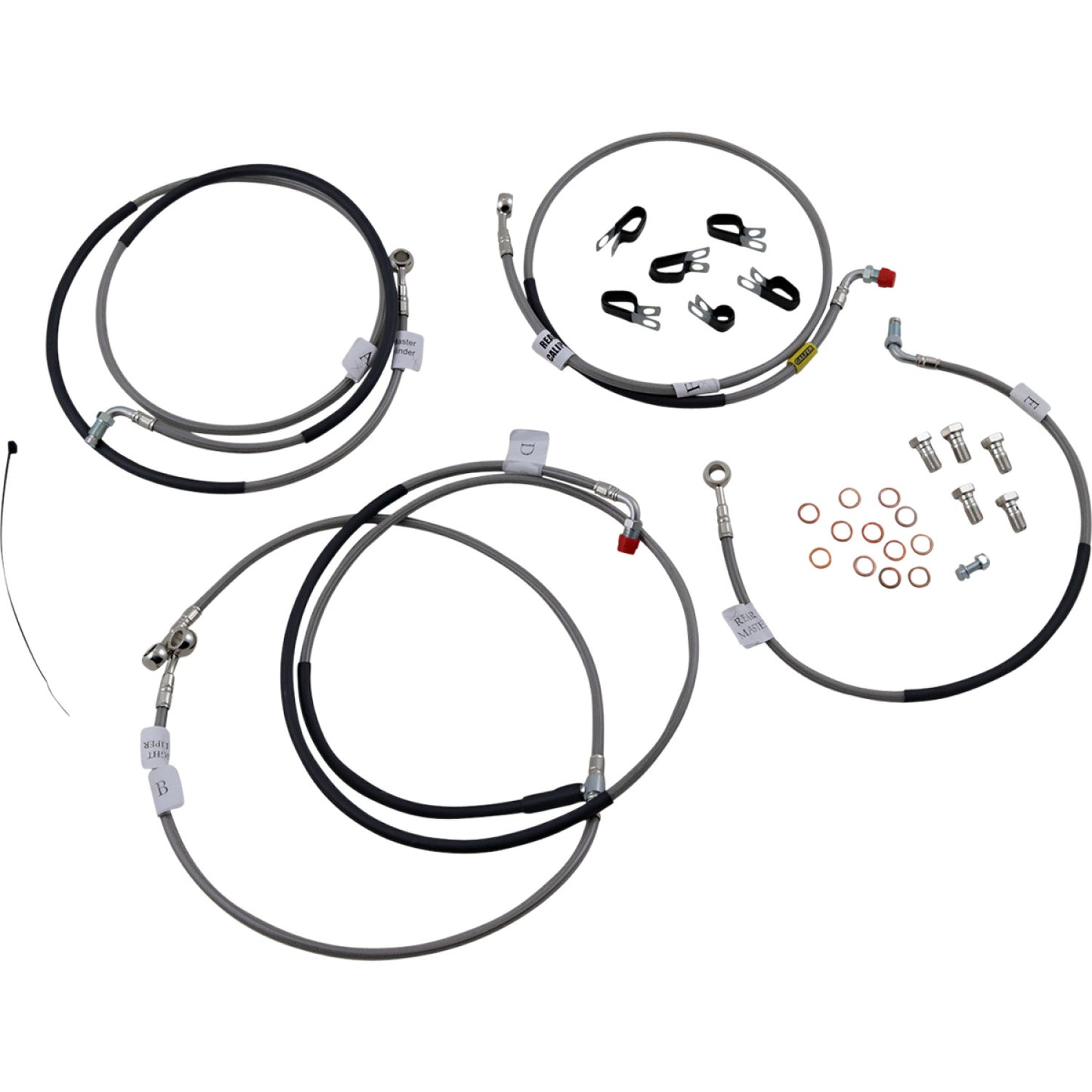 Galfer Brake Line - Stainless Steel FK003D811-6 | Brake Lines Hoses Stainless Steel