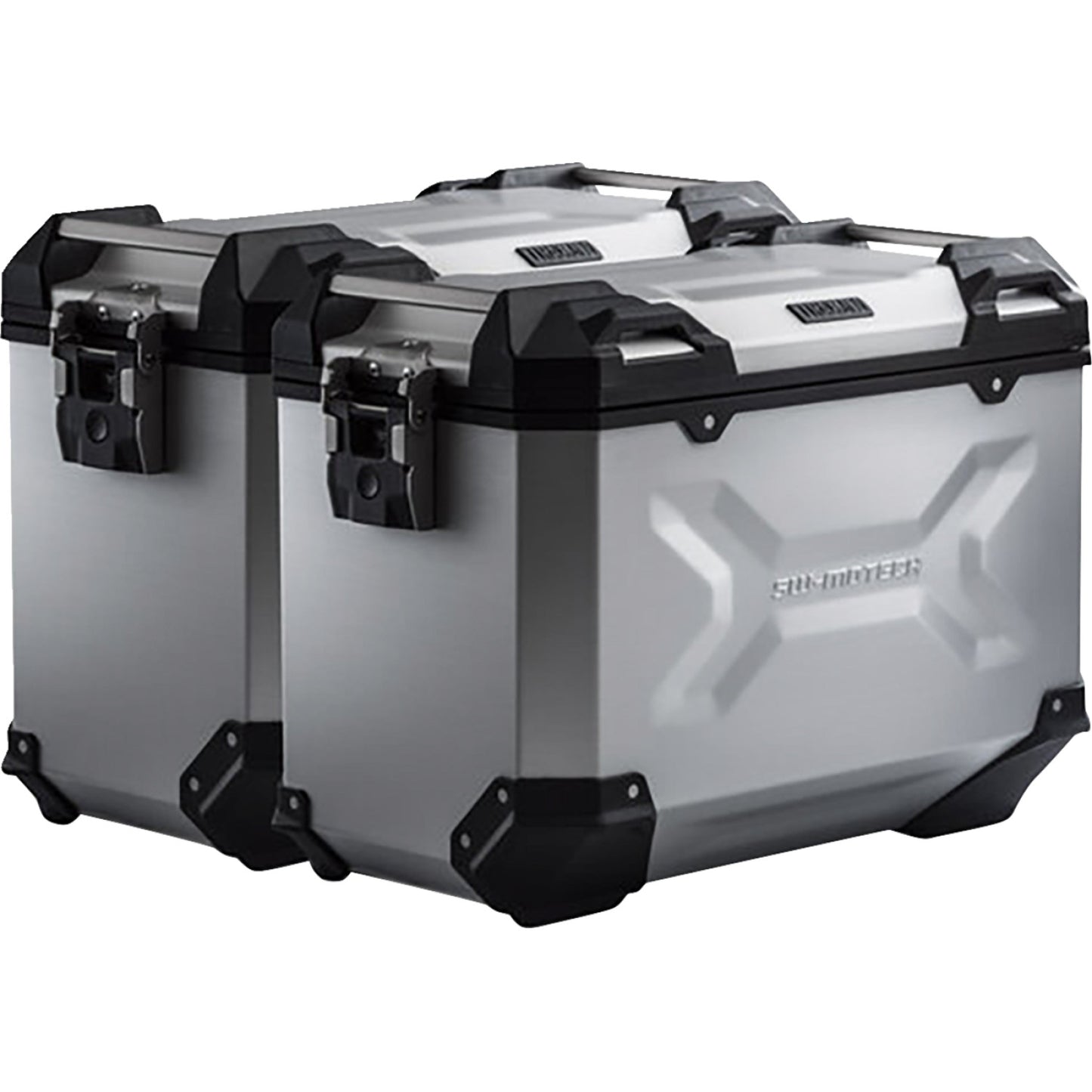 SW-Motech TRAX ADV Aluminum Case System - Silver - Suzuki V-Strom 650 '16-'24 KFT.05.876.70101/S | Luggage Group