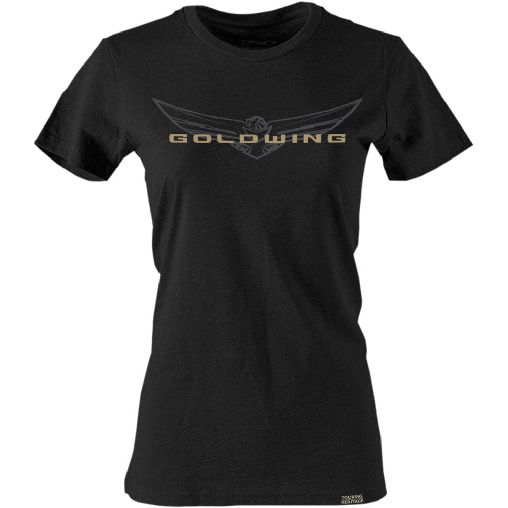 FACTORY EFFEX Women's Goldwing Sketched T-Shirt - Black - Medium 25-87842
