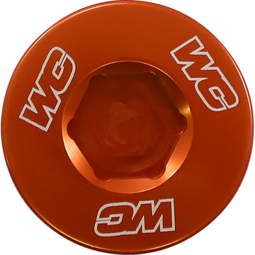 WORKS CONNECTION Engine Plug - Orange - Gas Gas/Husqvarna/KTM 24-453