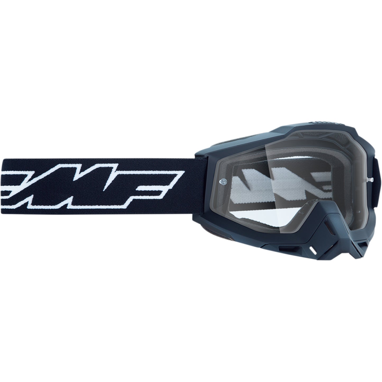 FMF PowerBomb Goggles - Rocket - Black - Clear F-50036-00001
