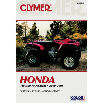 CLYMER Manual - Honda - TRX350 Rancher CM2002