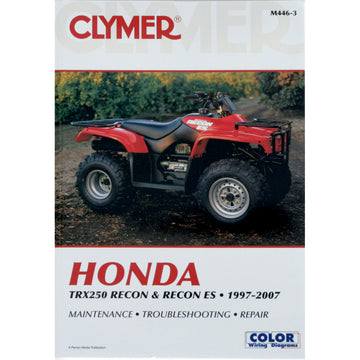 CLYMER Manual - Honda - TRX250 Recon / ES CM4464