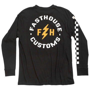 Fasthouse Easy Rider LS Tee, Black - LG