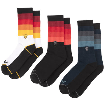 Fasthouse Eclipse 3-Pack Socks Multi SM/MD