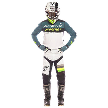 Fasthouse Elrod Evoke Pant White/Indigo 36