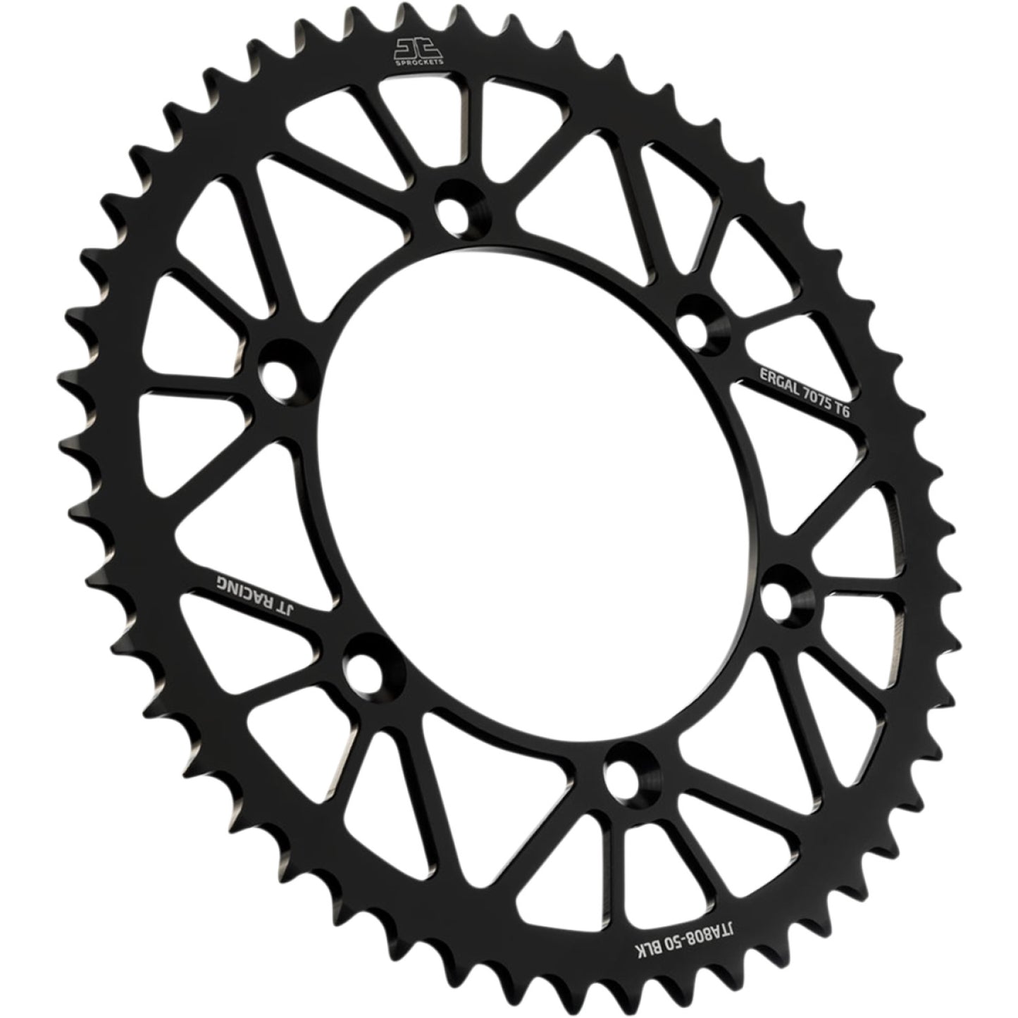 JT SPROCKETS Rear Sprocket - Suzuki - Black - 50-Tooth JTA808.50BLK by JT Rear Sprockets Aluminum/Alloy