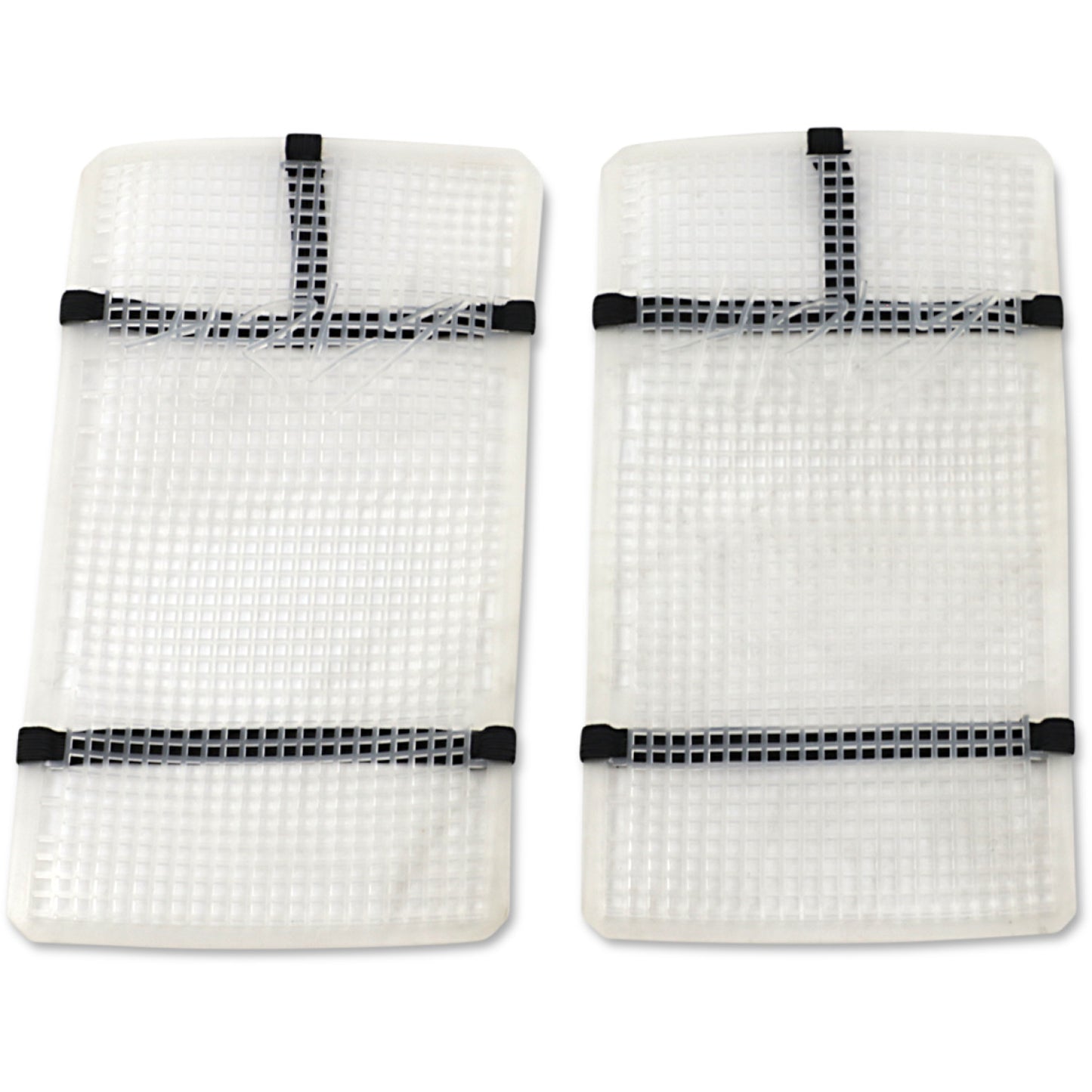 Moose Racing Mud Radiator Cover - White - Yamaha HPRMUDYZF4504TM