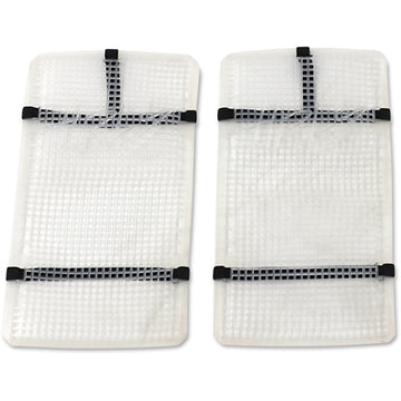 Moose Racing Mud Radiator Cover - White - Yamaha HPRMUDYZF4504TM