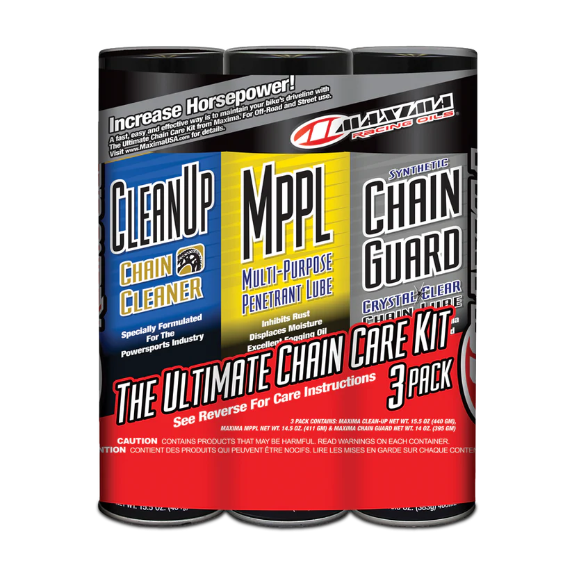 Maxima Ultimate Chain Guard Care Kit 3 / Pk