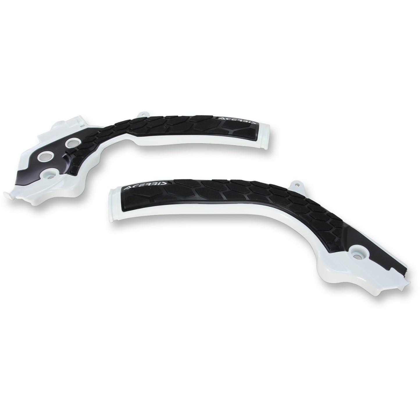 Acerbis X-Grip Frame Guards - White/Black - Husqvarna | KTM 2449531035