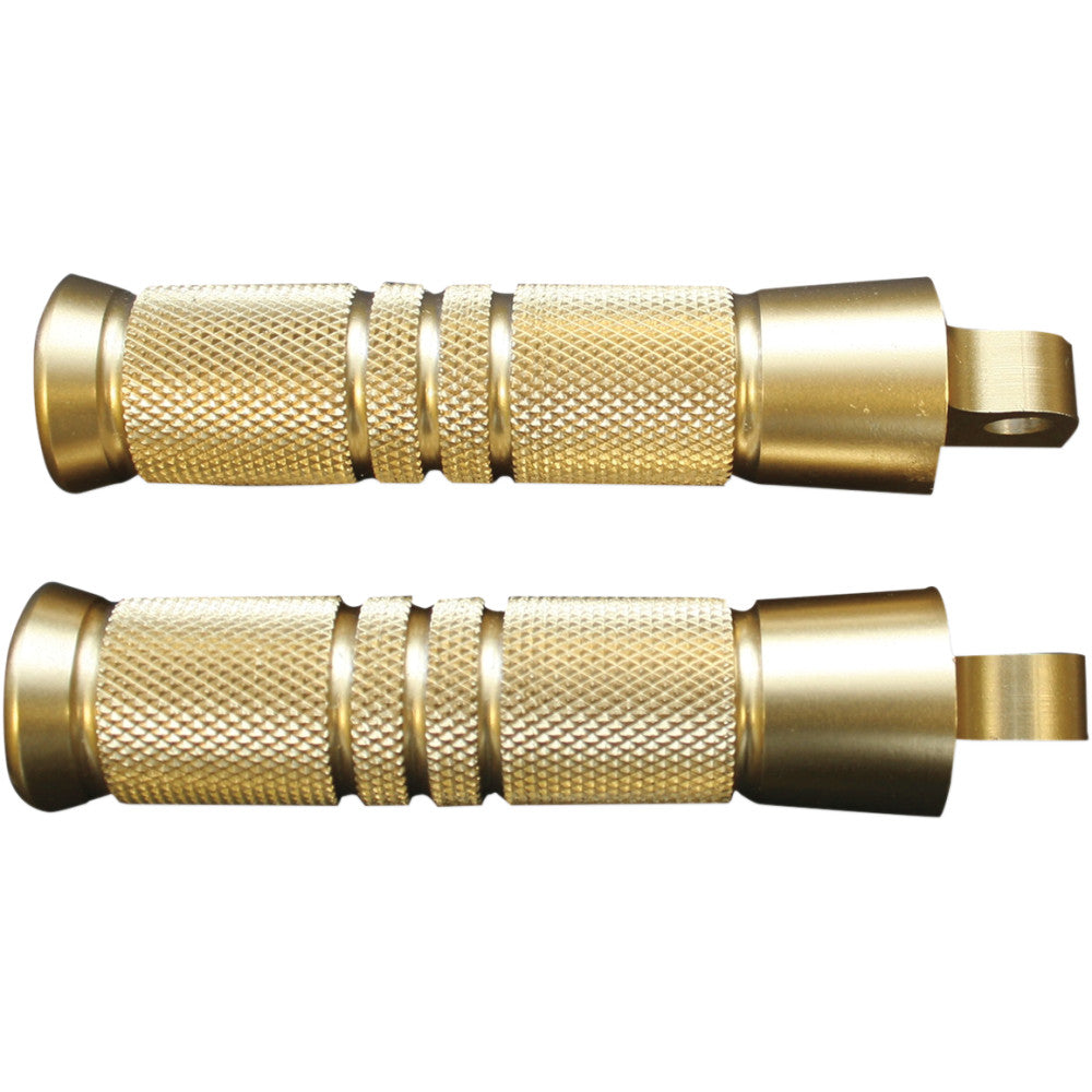 ACCUTRONIX Brass Footpegs - Grooved RP111-KG5