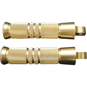 ACCUTRONIX Brass Footpegs - Grooved RP111-KG5
