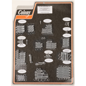 Colony Bolt Kit - Complete/Motor - Socket-Head - '99-'05 Dyna 1000P