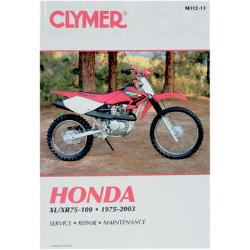 CLYMER Manual - Honda - XL/XR 75-100 CM31214