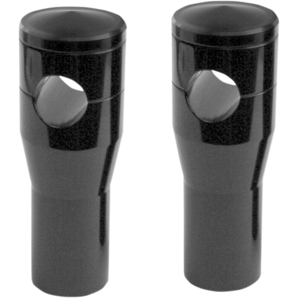 ACCUTRONIX Elite Custom Billet Aluminum Risers - Springer - 4" - Black HRS1354-B