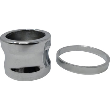 Covingtons Axle Spacers - Smooth - Chrome - with ABS - Pair C0008-C
