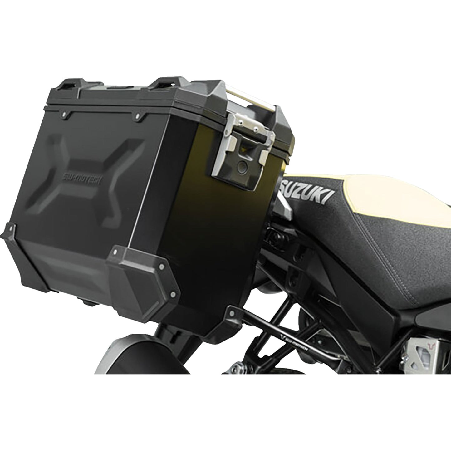 SW-Motech TRAX ADV Aluminum Case System - Black - Suzuki V-Strom 1000 '14-'19 KFT.05.440.70001/B | Luggage Group