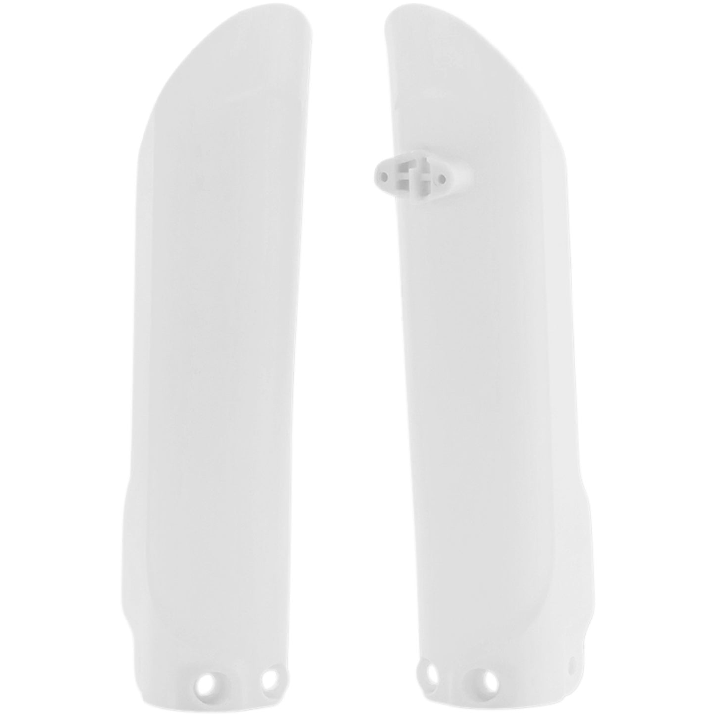 Acerbis Lower Fork Covers for Inverted Forks - White 2686000002