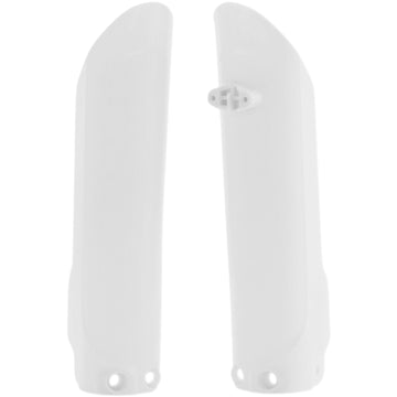 Acerbis Lower Fork Covers for Inverted Forks - White 2686000002