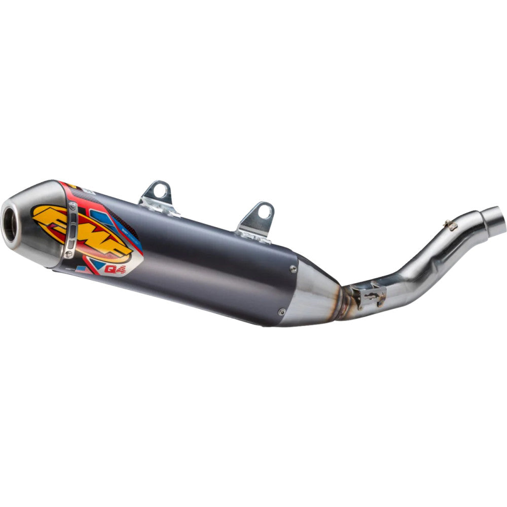 FMF Q4 Hex S/A Slip-On Muffler - KX 250 042410