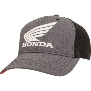 Honda Apparel Honda Utility Hat - Gray/Black/Red NP21A-H1829 | Caps & Hats