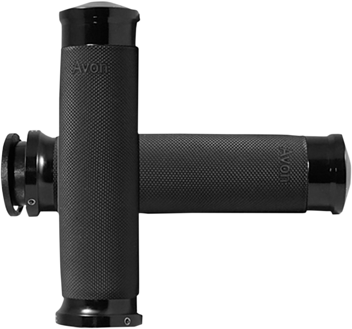 Avon Grips Custom Contour Grips - Indian - Black IN-TO-CC-86-AN