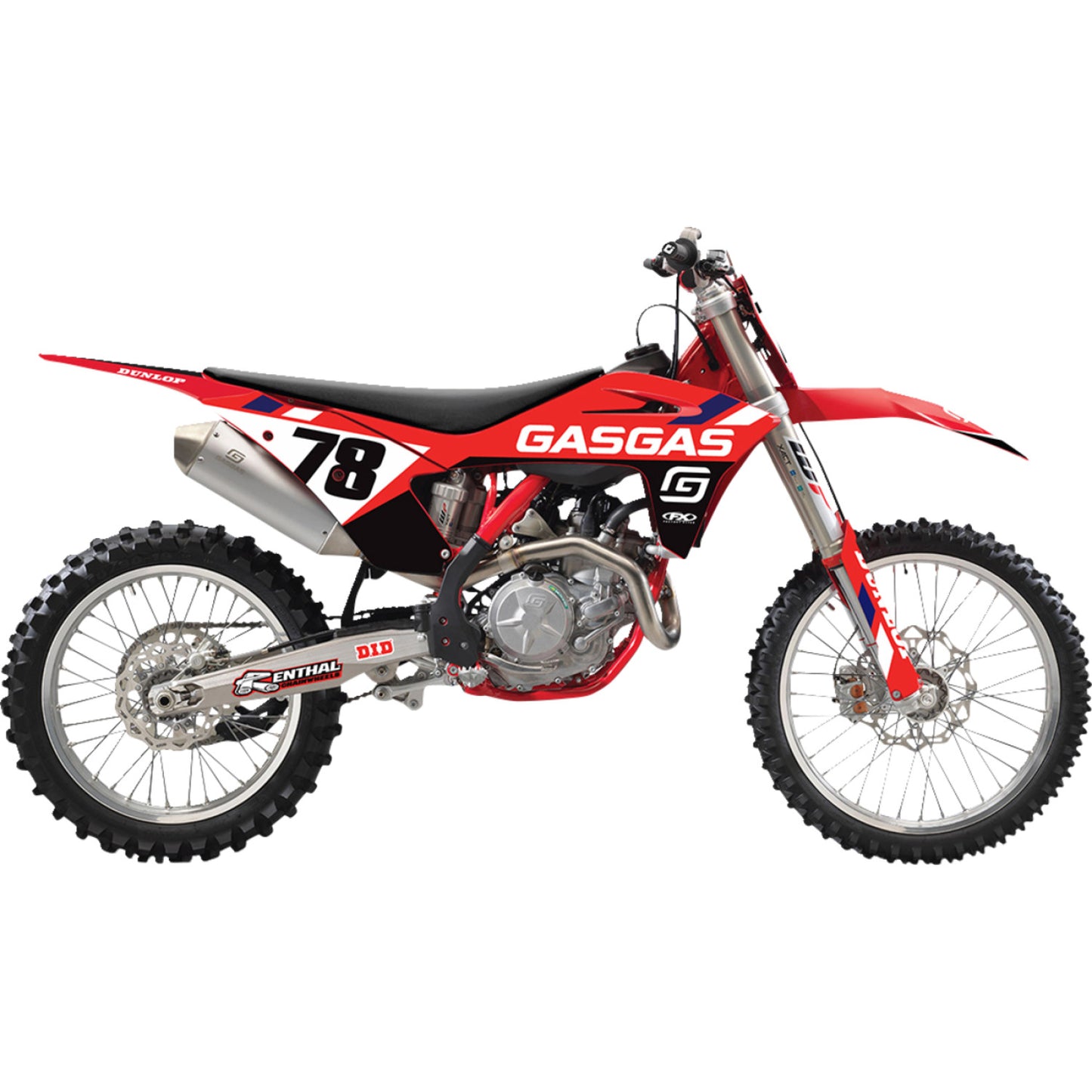 FACTORY EFFEX EVO 20 Graphic Kit - Gas Gas - MC125-450F | EX 350/450 F 27-02730
