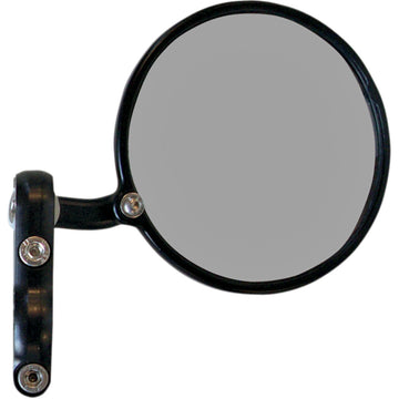 CRG Mirror - Hindsight/Bar End - Side View - Round - Black - Right - Each HS-100-R