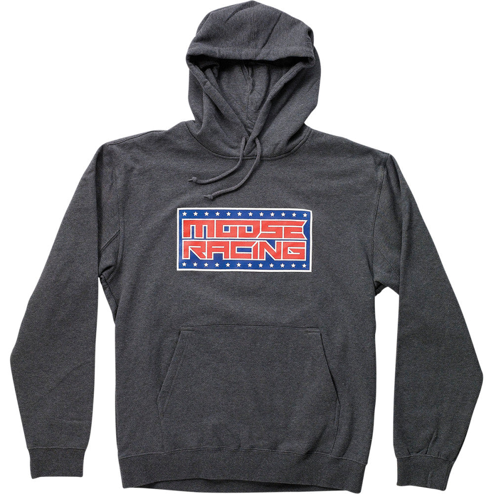 MOOSE OFFROAD Spangled Hoodie - Gray - Medium 3050-5875