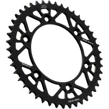 JT SPROCKETS Rear Sprocket - Black - 45 Tooth JTA897.45BLK by JT Rear Sprockets Aluminum/Alloy