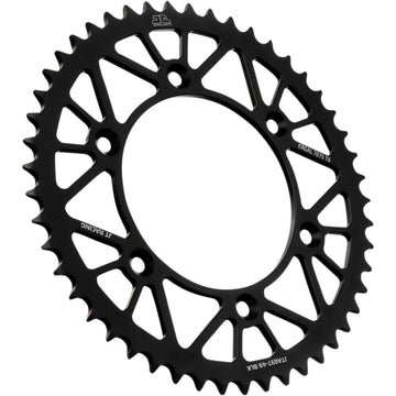 JT SPROCKETS Rear Sprocket - Black - 49-Tooth JTA897.49BLK by JT Rear Sprockets Aluminum/Alloy