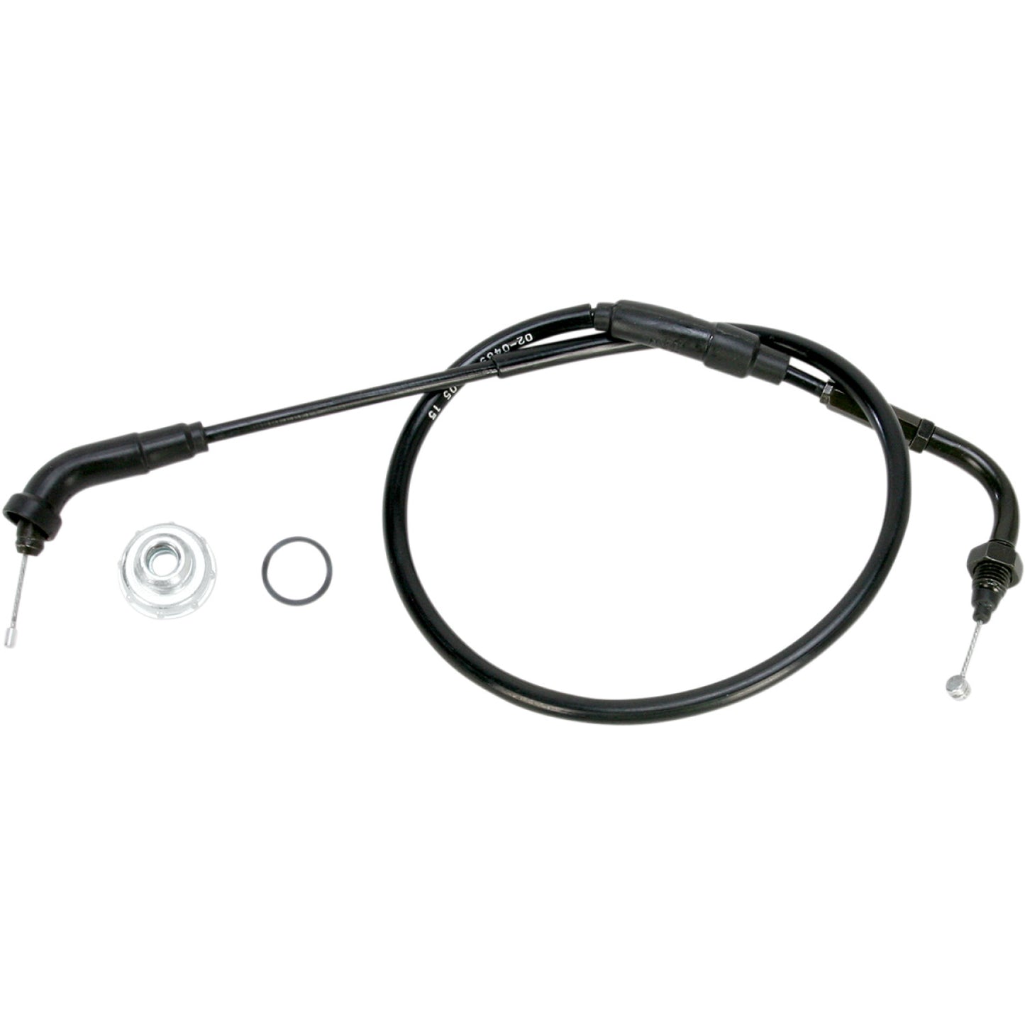 Motion Pro Black Vinyl Throttle Cable - Pull - Honda 02-0489