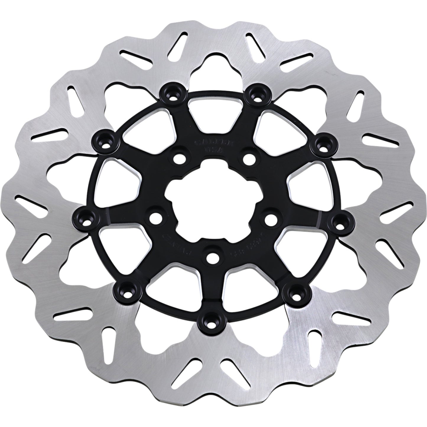 Galfer Front Wave? Rotor - Black Carrier DF680CW-C | Brake Rotors Street