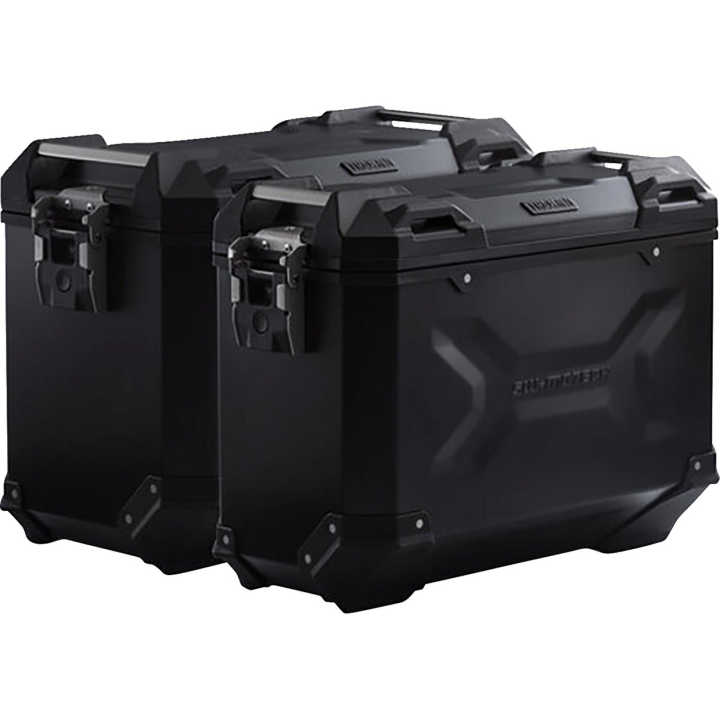 SW-Motech TRAX ADV Aluminum Case System - Black - BMW F 750/800/850/900 GS '18-'24 KFT.07.897.70000/B | Luggage Group