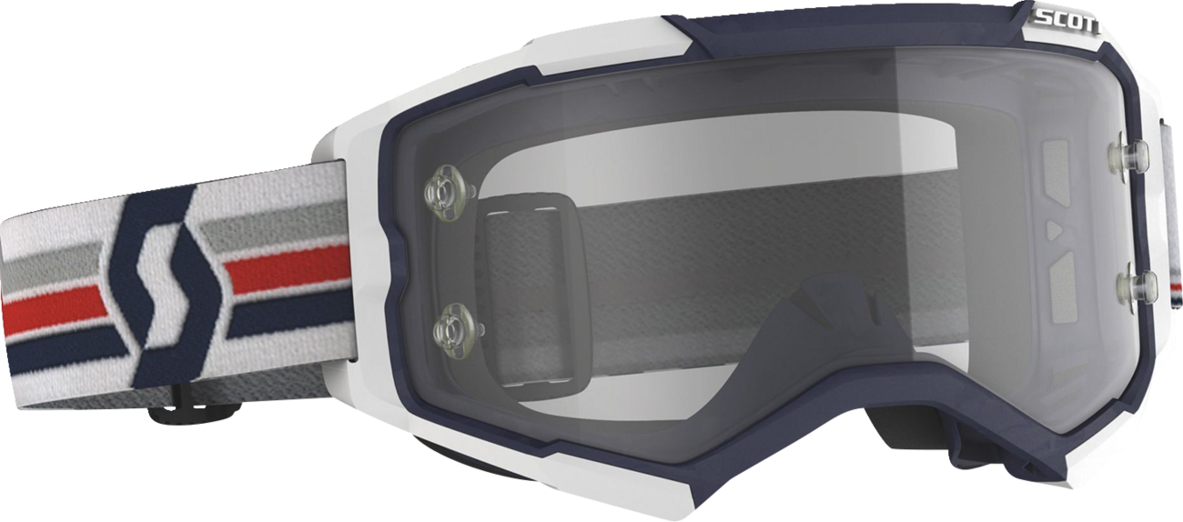 Scott Fury Goggle - Blue/White - Clear Works Lens 274514-1006113