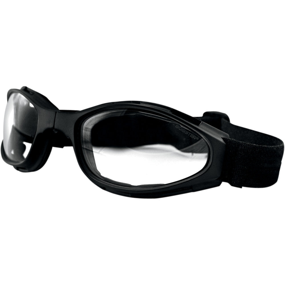 BOBSTER Crossfire Goggle - Matte Black - Clear Lens BCR002