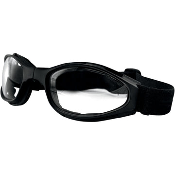 BOBSTER Crossfire Goggle - Matte Black - Clear Lens BCR002