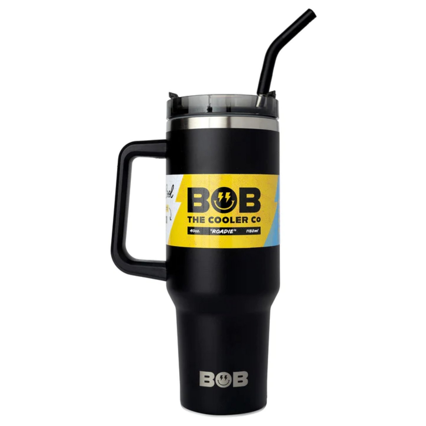 BOBs 40OZ TUMBLER with Straw and Handle by BOB The Cooler Co