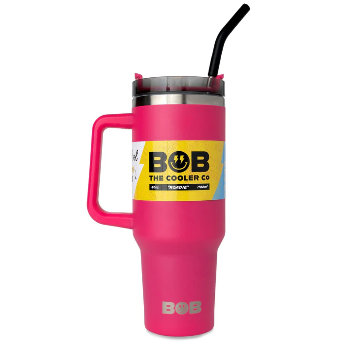 BOBs 40OZ TUMBLER with Straw and Handle by BOB The Cooler Co