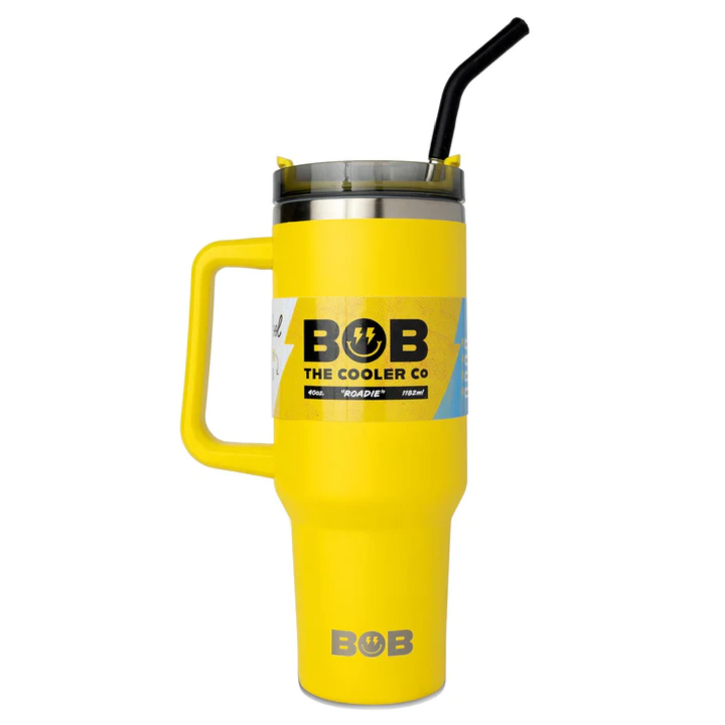BOBs 40OZ TUMBLER with Straw and Handle by BOB The Cooler Co