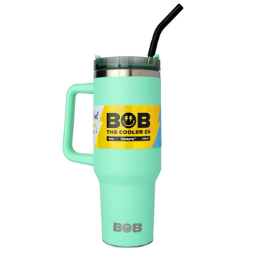 BOBs 40OZ TUMBLER with Straw and Handle by BOB The Cooler Co