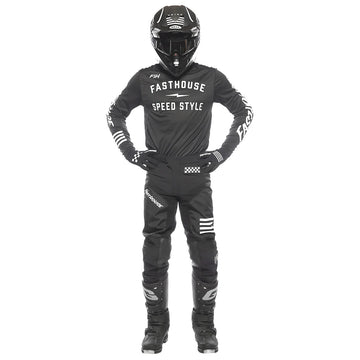 Fasthouse Grindhouse Grit Jersey Black - XXX-Large