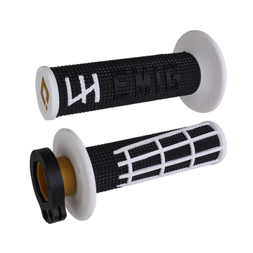 ODI Mx V2 Lock-On Grip Emig Black / White