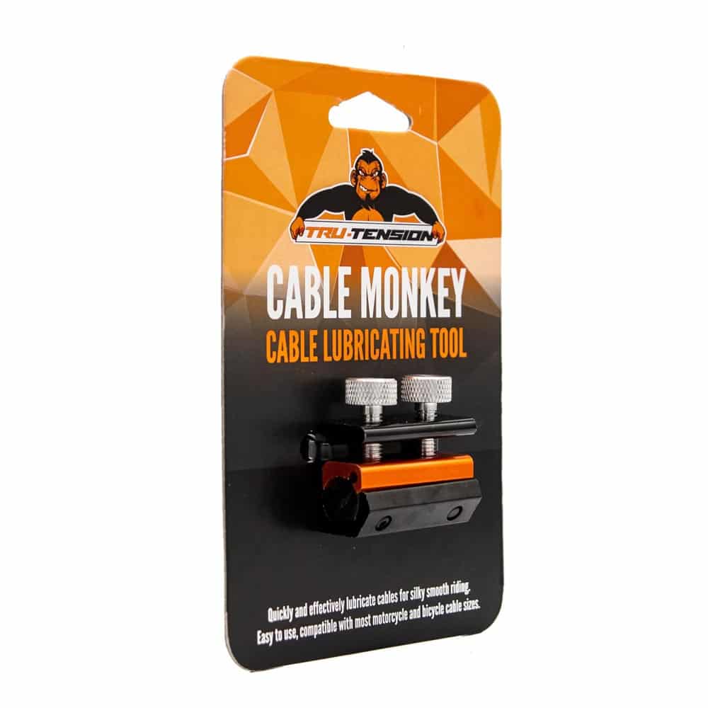 TruTension Cable Monkey cable lubricating tool packaging on a white background