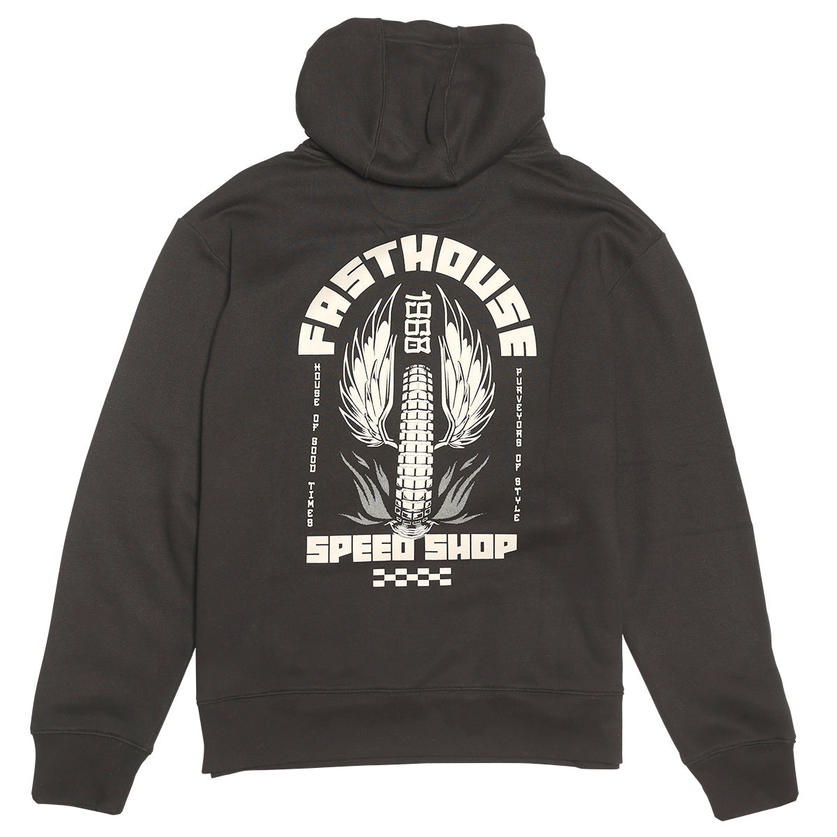 Fasthouse Iron Steed Hooded Pullover Black