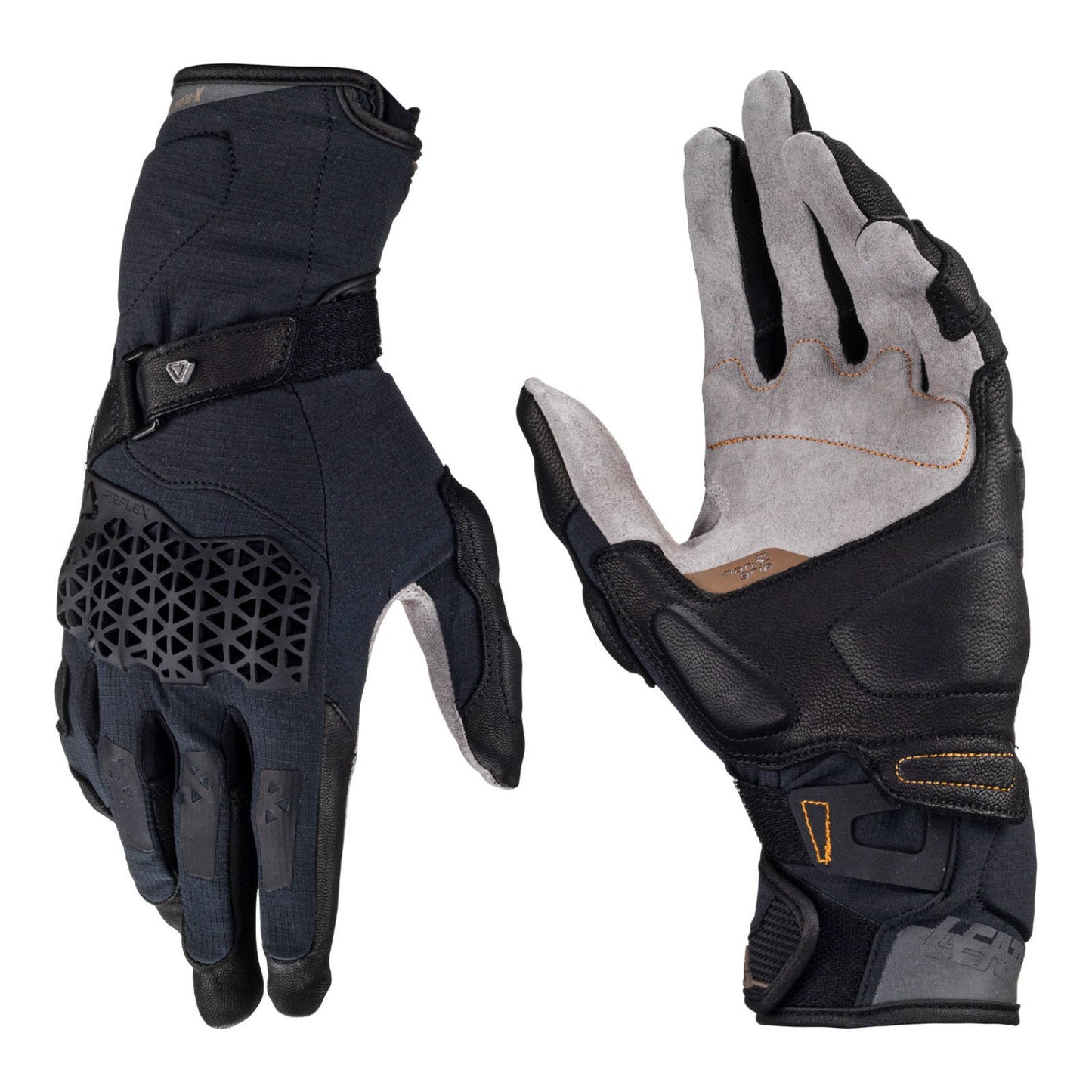 Leatt Glove ADV X-Flow 7.5 #S/US8 Stealth Black/Grey