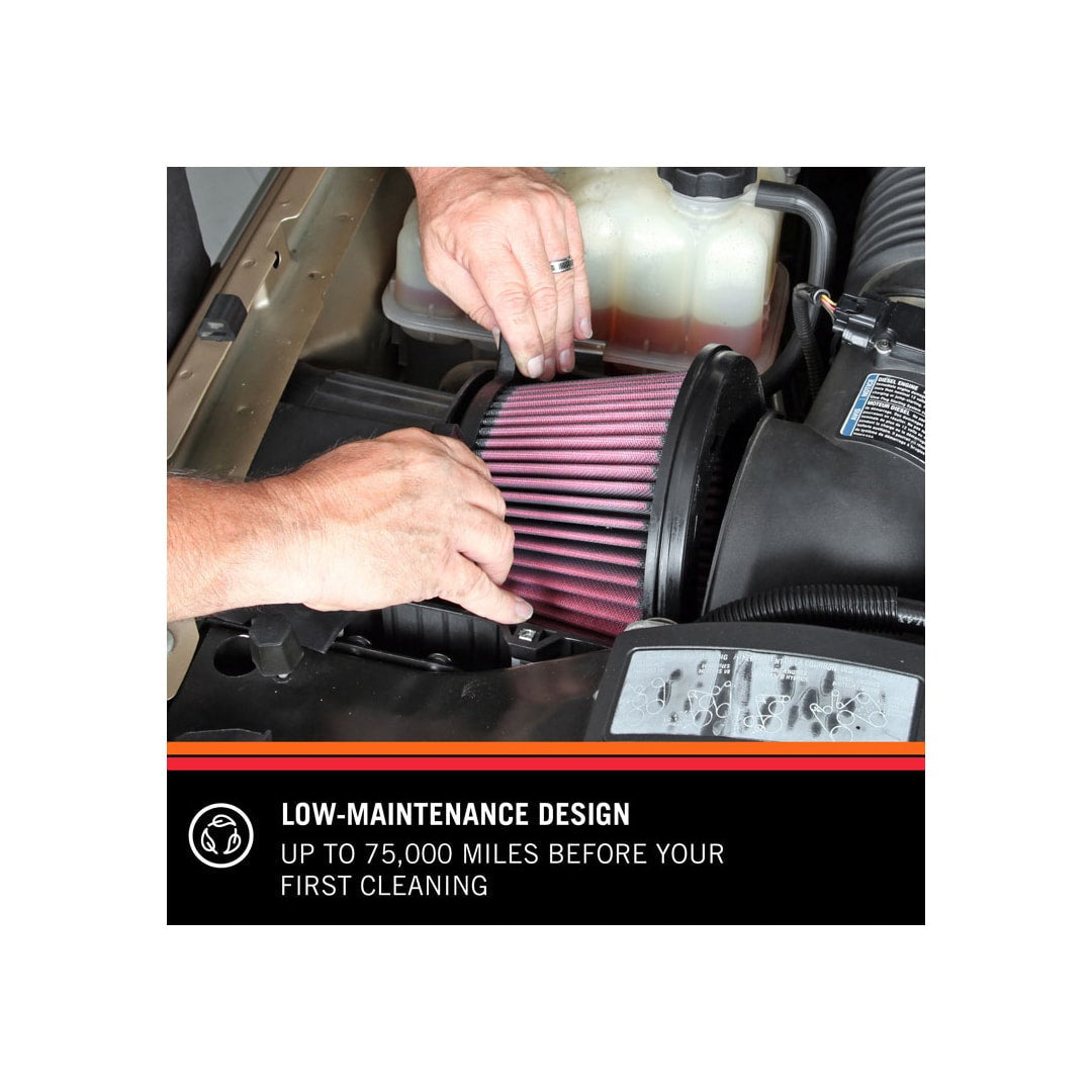 RU-1090 K&N UNIVERSAL CLAMP-ON AIR FILTER