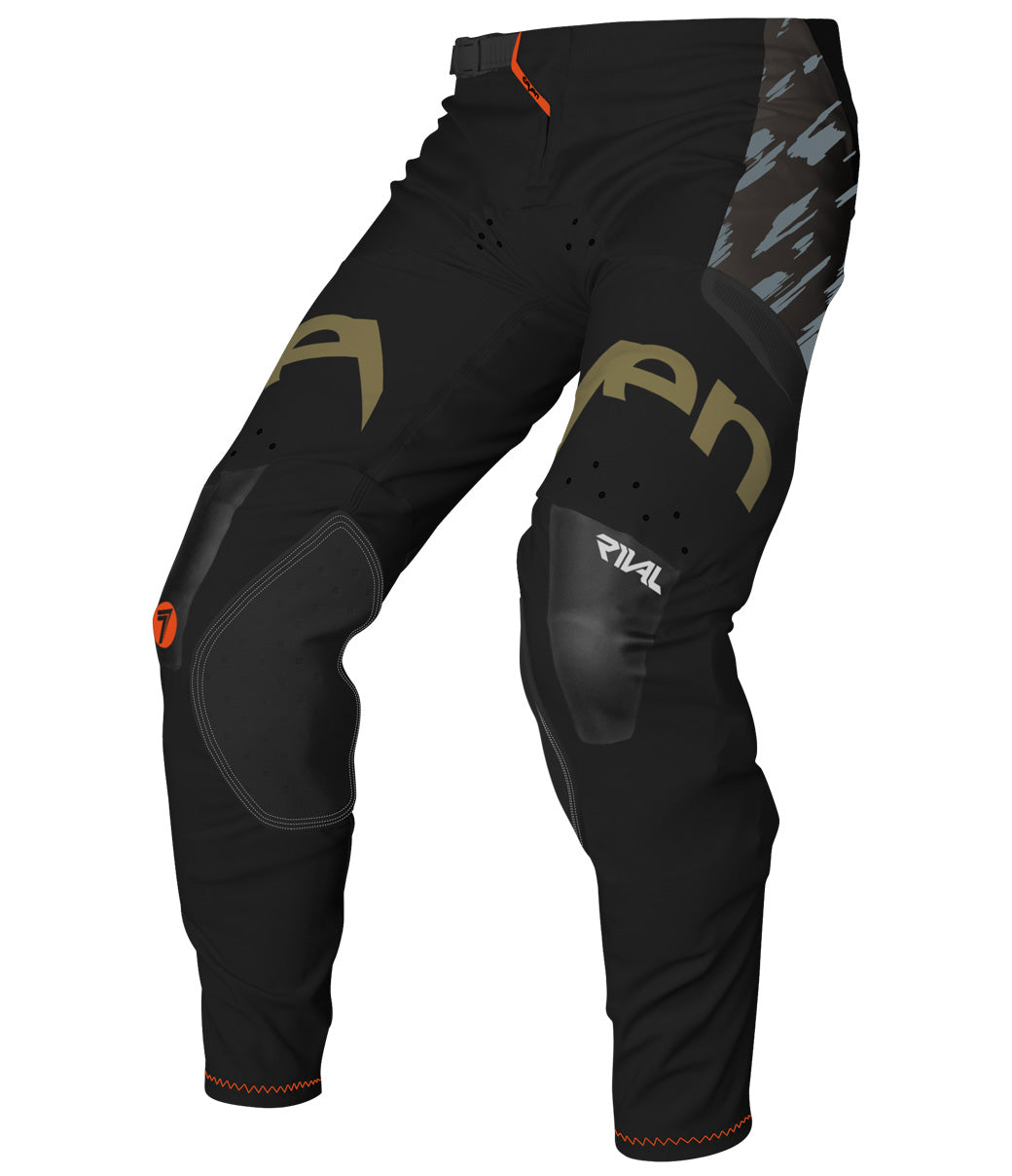Seven RIVAL CLASH PANT BLACK/BRANDY 38
